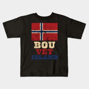 Flag of Bouvet Island Kids T-Shirt